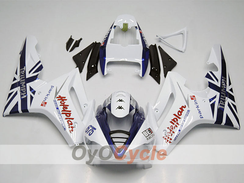Kit de carénage injecté pour Triumph Daytona 675 09-12 - Blanc - HM Plant #OYO87904577 Image principale du produit