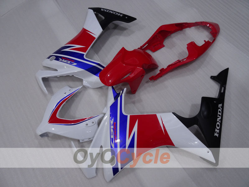 Kit de carénage injecté pour CBR500R 13-15 - Rouge, bleu, blanc - Style usine #OYO87904579