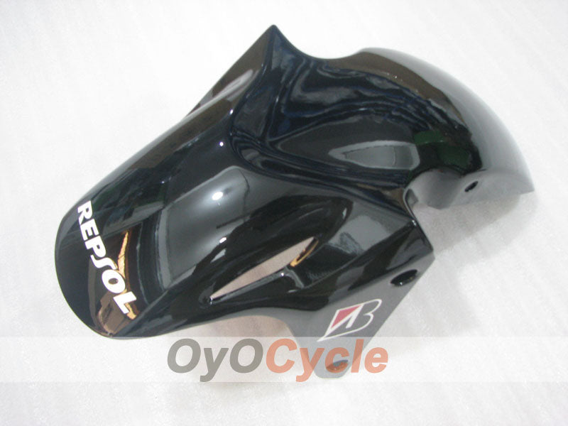 Kit de carénage injecté pour CBR500R 13-15 - Rouge, orange, noir - Repsol #OYO87904581