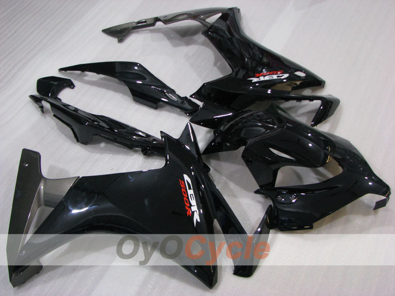 Kit de carénage moulé par injection pour CBR500R 13-15 - Noir - Style d’origine #OYO87904582