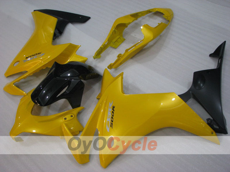 Kit de carénage moulé par injection pour CBR500R 13-15 - Jaune, noir - Style d’origine #OYO87904583