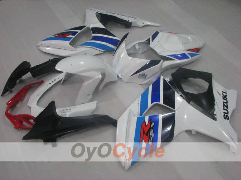 Kit de carénage à injection pour GSX R1000 09-16 - Rouge, Blanc, Noir - Style usine #OYO87904703