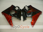Kit de carénage pour Honda CBR600 F2 91-94 - Rouge, Noir - Flamme #OYO87904763