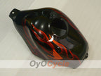 Kit de carénage pour Honda CBR600 F2 91-94 - Rouge, Noir - Flamme #OYO87904763