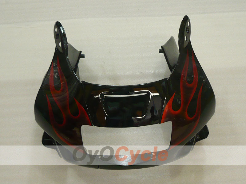 Kit de carénage pour Honda CBR600 F2 91-94 - Rouge, Noir - Flamme #OYO87904763