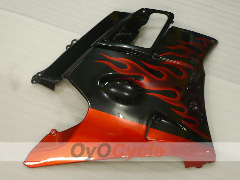 Kit de carénage pour Honda CBR600 F2 91-94 - Rouge, Noir - Flamme #OYO87904763