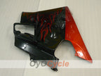 Kit de carénage pour Honda CBR600 F2 91-94 - Rouge, Noir - Flamme #OYO87904763