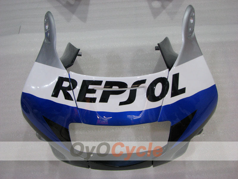 Kit de carénage pour Honda CBR600 F2 91-94 - Bleu, Noir, Argent - PEPSI #OYO87904765