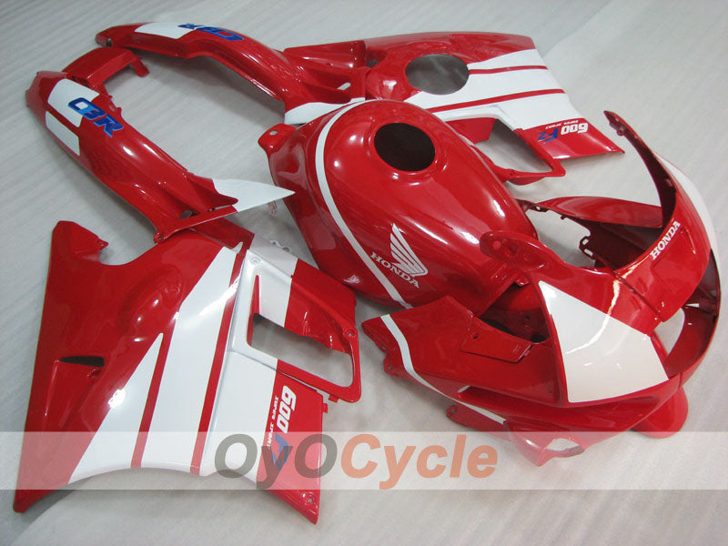 Kit de carénage pour Honda CBR600 F2 91-94 - Rouge, Blanc - Style d’usine #OYO87904766