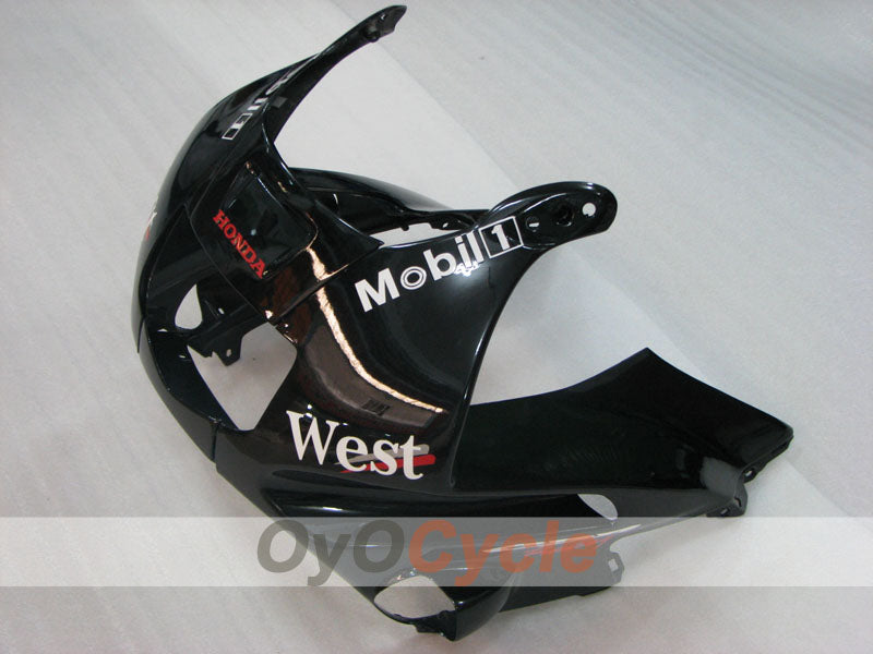 Kit de carénage pour Honda CBR600 F2 91-94 - Blanc, Noir - West #OYO87904769