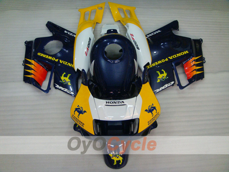 Kit de carénage pour Honda CBR600 F2 91-94 - Jaune, Violet - Camel #OYO87904770