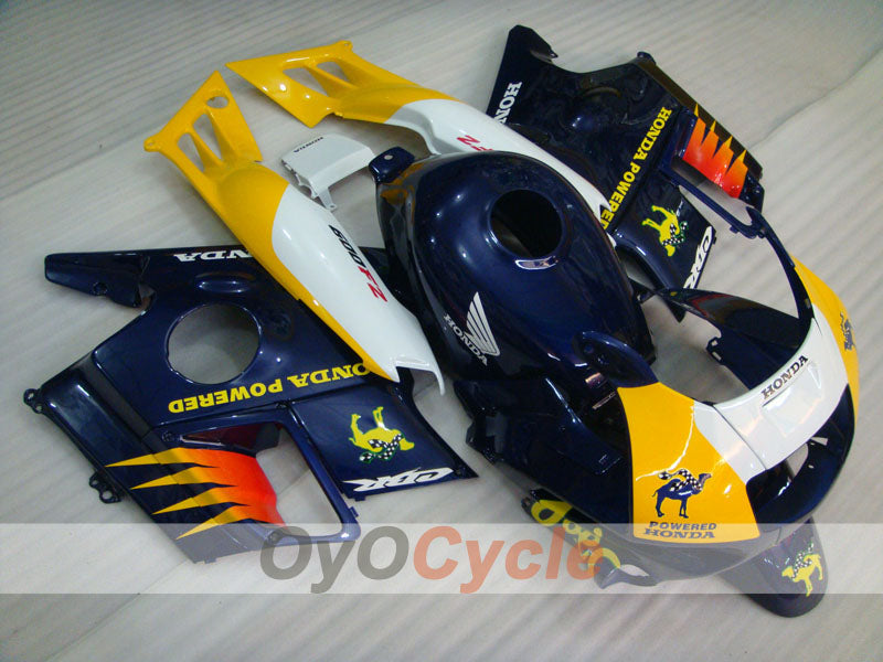 Kit de carénage pour Honda CBR600 F2 91-94 - Jaune, Violet - Camel #OYO87904770 Image secondaire du produit