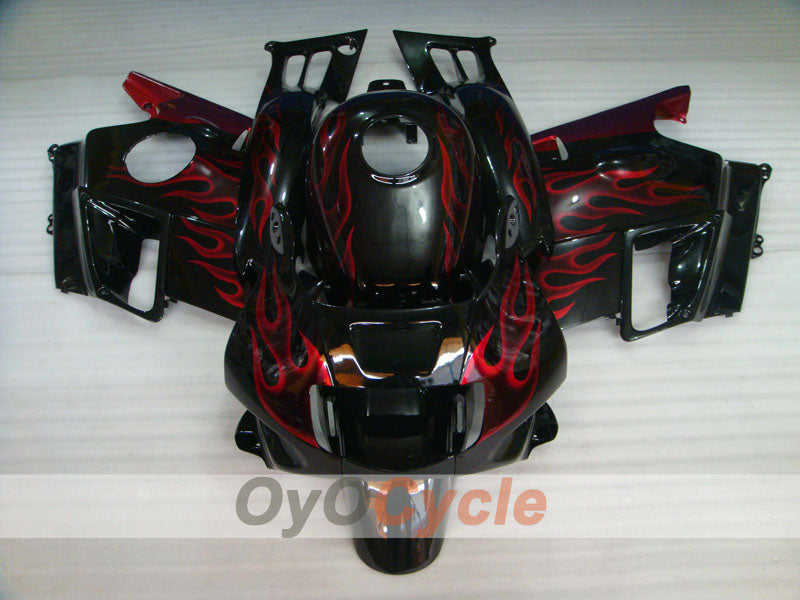 Kit de carénage pour Honda CBR600 F2 91-94 - Rouge, Noir - Flame #OYO87904771 Image secondaire du produit