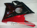 Kit de carénage pour Honda CBR600 F2 91-94 - Rouge, Noir - Flame #OYO87904771