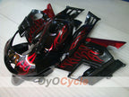 Kit de carénage pour Honda CBR600 F2 91-94 - Rouge, Noir - Flame #OYO87904771