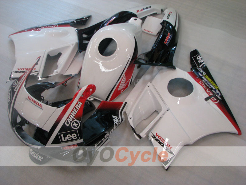 Kit de carénage pour Honda CBR600 F2 91-94 - Blanc, Noir - Lee #OYO87904773