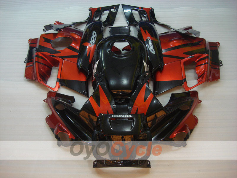 Kit de carénage pour Honda CBR600 F2 91-94 - Orange, Noir - Style d'origine #OYO87904775