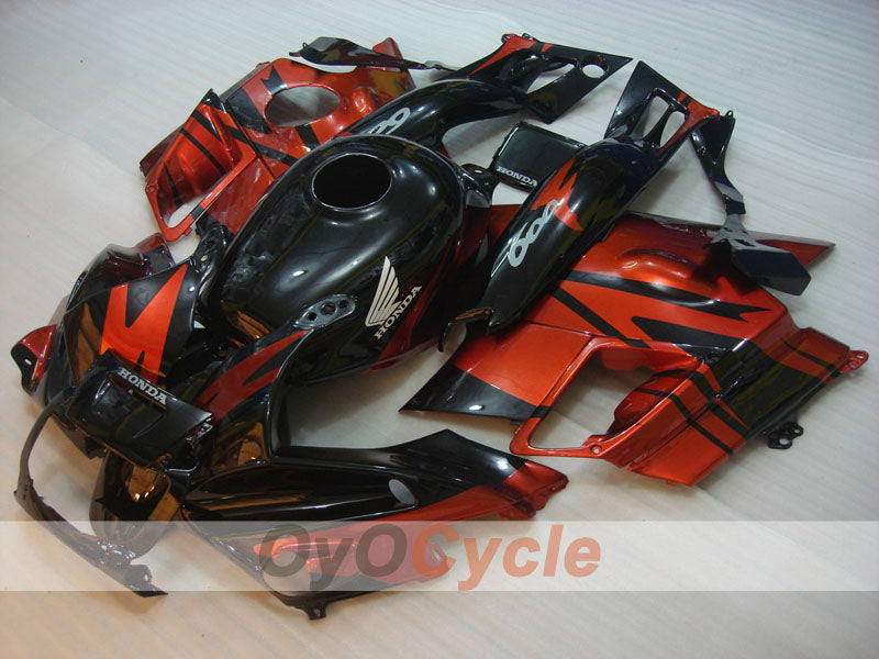 Kit de carénage pour Honda CBR600 F2 91-94 - Orange, Noir - Style d'origine #OYO87904775