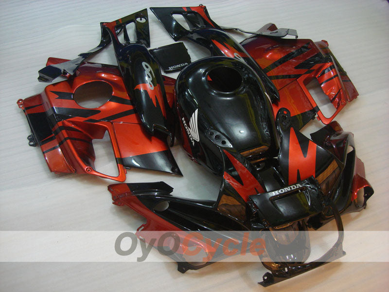 Kit de carénage pour Honda CBR600 F2 91-94 - Orange, Noir - Style d'origine #OYO87904775