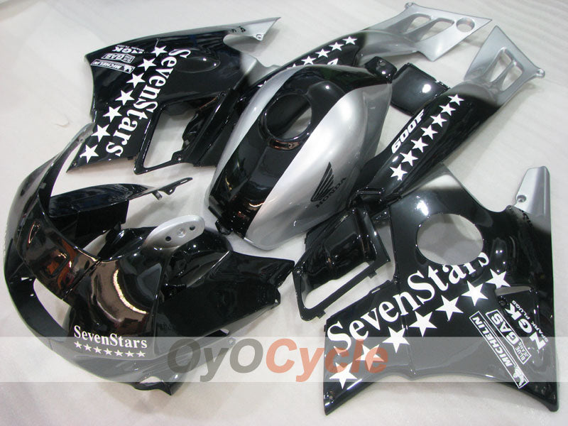 Kit de carénage pour Honda CBR600 F2 91-94 - Noir, Argent - SevenStars #OYO87904776