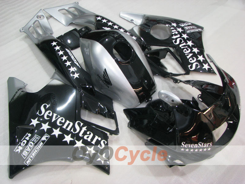 Kit de carénage pour Honda CBR600 F2 91-94 - Noir, Argent - SevenStars #OYO87904776 Image principale du produit