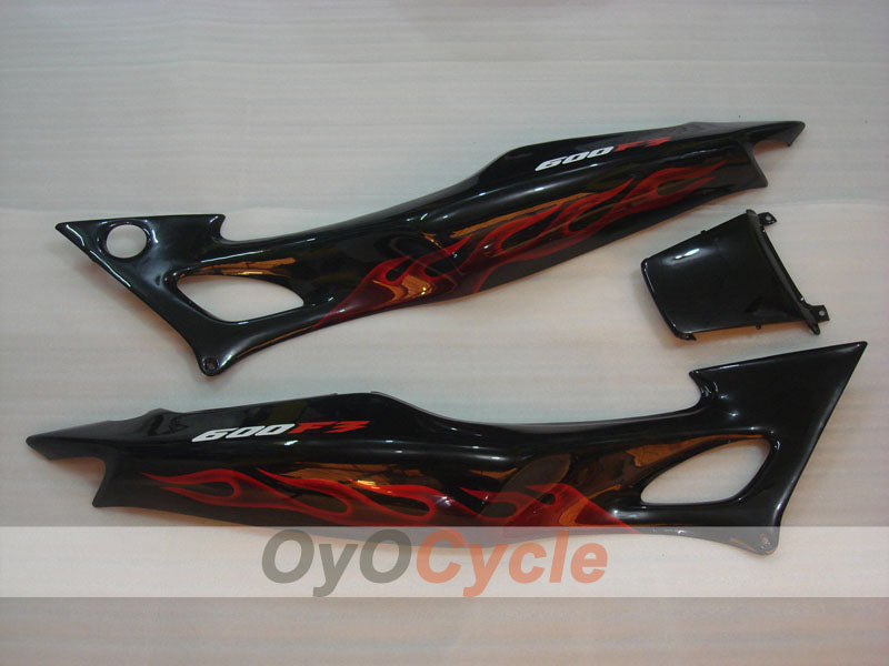 Kit de carénage à injection pour CBR600F3 97-98 - Rouge, noir - Flamme #OYO87904799