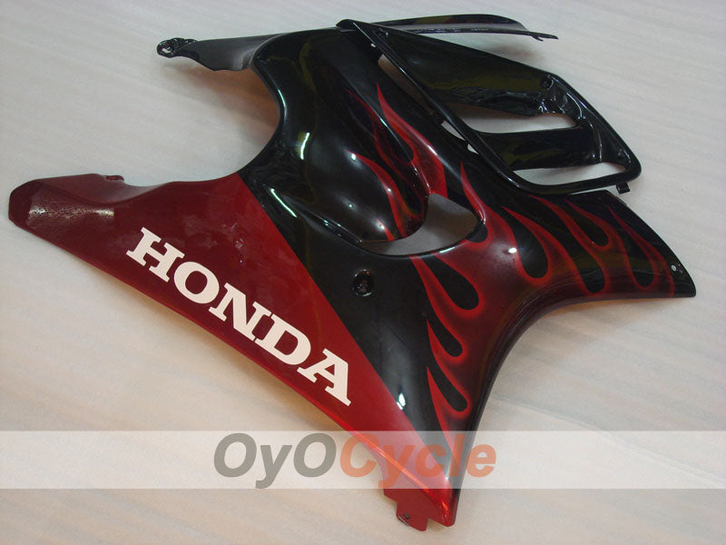 Kit de carénage à injection pour CBR600F3 97-98 - Rouge, noir - Flamme #OYO87904799