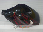 Kit de carénage à injection pour CBR600F3 97-98 - Rouge, noir - Flamme #OYO87904799