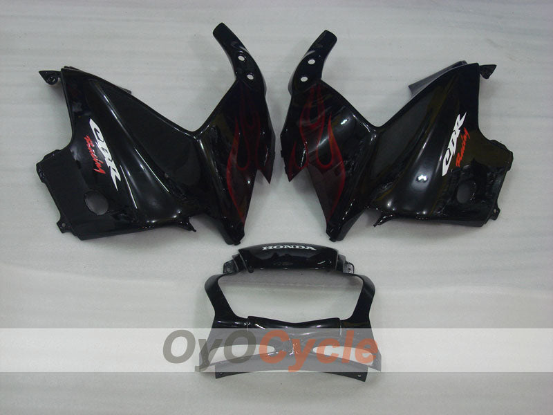 Kit de carénage à injection pour CBR600F3 97-98 - Rouge, noir - Flamme #OYO87904799