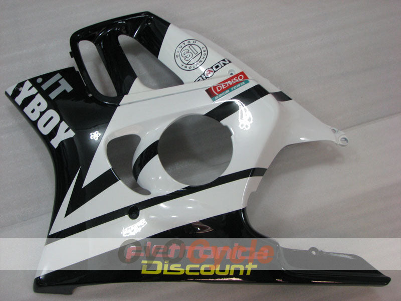 Kit de carénage à injection pour CBR600F3 95-96 - Blanc, Noir - PlayBoy #OYO87904780
