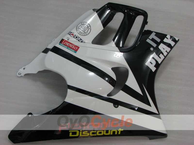 Kit de carénage à injection pour CBR600F3 97-98 - Blanc, noir - PlayBoy #OYO87904802