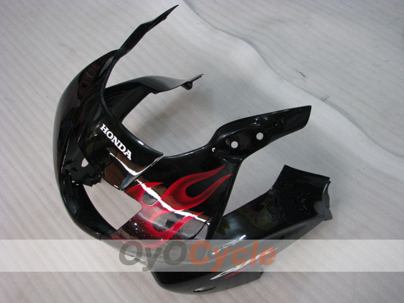 Kit de carénage à injection pour CBR600F3 95-96 - Rouge, noir - Flamme #OYO87900018