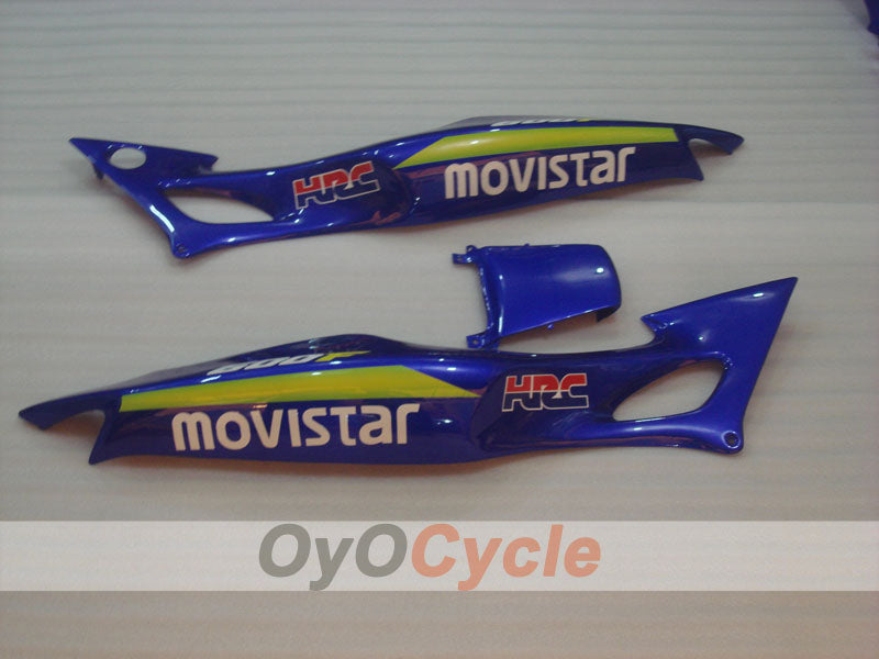 Kit de carénage à injection pour CBR600F3 95-96 - Jaune, bleu - Castrol, Movistar #OYO87900023