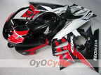 Kit de carénages injectés pour CBR600F3 97-98 - Rouge, noir - Style usine #OYO87900073