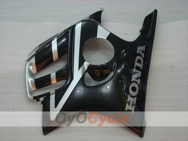 Kit de carénage à injection pour CBR600F3 97-98 - Noir, argent - Style usine #OYO87900075