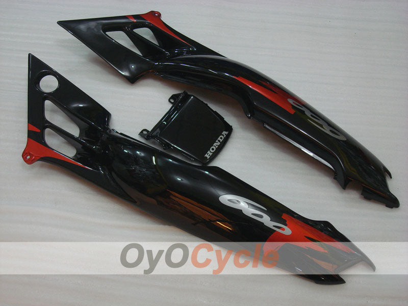 Kit de carénage à injection pour CBR600F3 97-98 - Orange, noir - Style usine #OYO87900079
