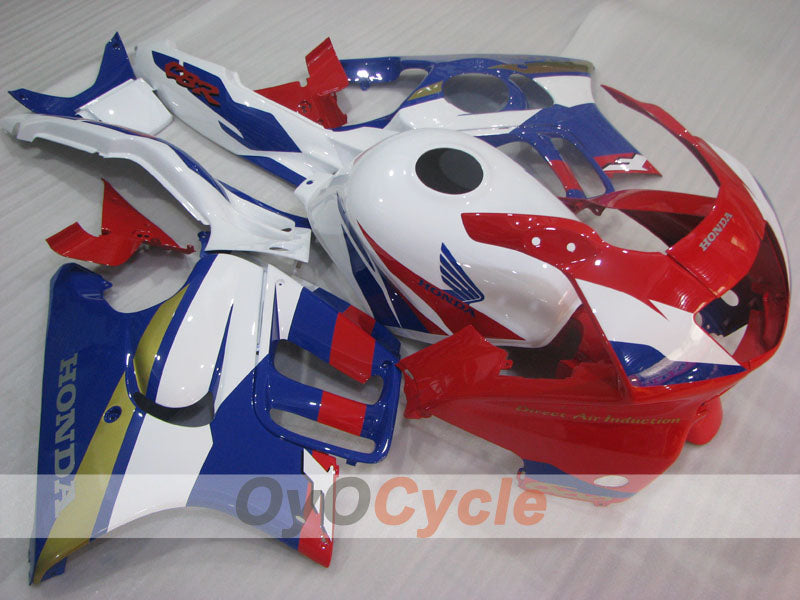 Kit de carénage à injection pour CBR600F3 97-98 - Bleu, blanc - Style usine #OYO87900081