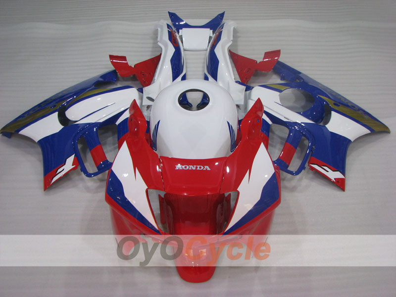 Kit de carénage à injection pour CBR600F3 95-96 - Bleu, blanc - Style d'origine #OYO87900033