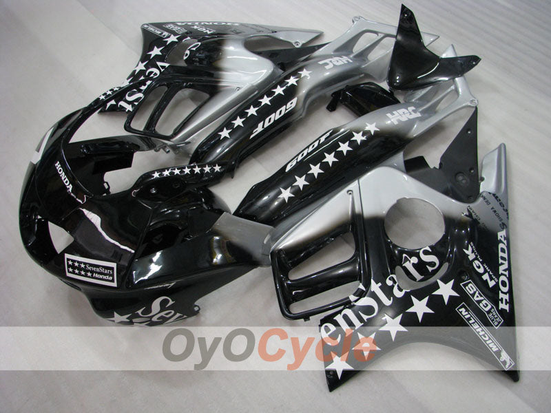 Kit de carénage à injection pour CBR600F3 95-96 - Noir, Argent - SevenStars #OYO87902758 Image principale du produit