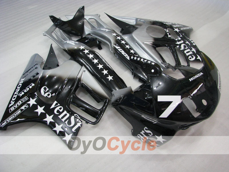 Kit de carénage à injection pour CBR600F3 95-96 - Noir, Argent - SevenStars #OYO87902758 Image secondaire du produit