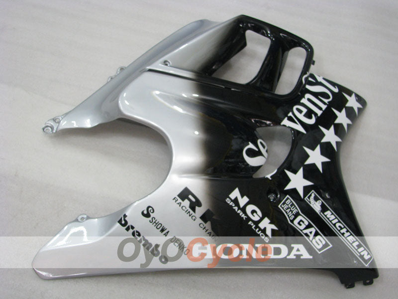 Kit de carénage à injection pour CBR600F3 97-98 - Noir, Gris - SevenStars #OYO87900102