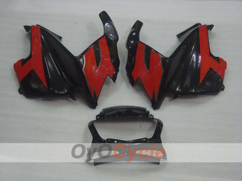 Kit de carénage à injection pour CBR600F3 97-98 - Rouge, noir - Style usine #OYO87900084