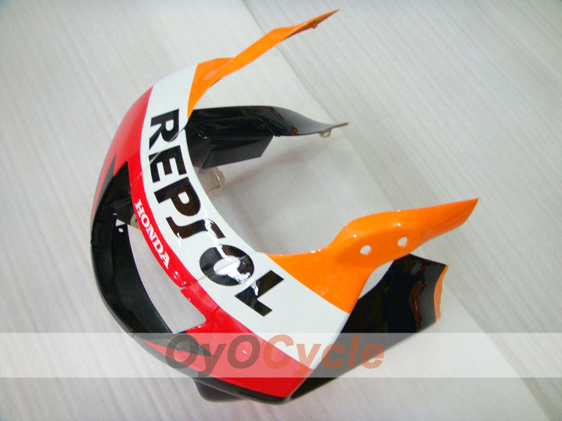 Kit de carénage à injection pour CBR600F3 97-98 - Orange, Noir - Repsol #OYO87900098
