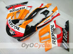 Kit de carénage à injection pour CBR600F3 97-98 - Orange, Noir - Repsol #OYO87900098