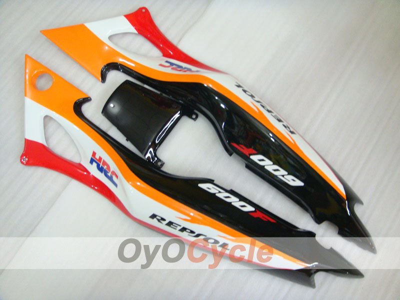 Kit de carénage à injection pour CBR600F3 97-98 - Orange, Noir - Repsol #OYO87900098