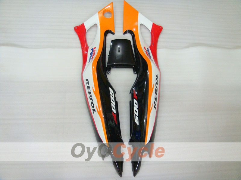 Kit de carénage à injection pour CBR600F3 97-98 - Orange, Noir - Repsol #OYO87900098