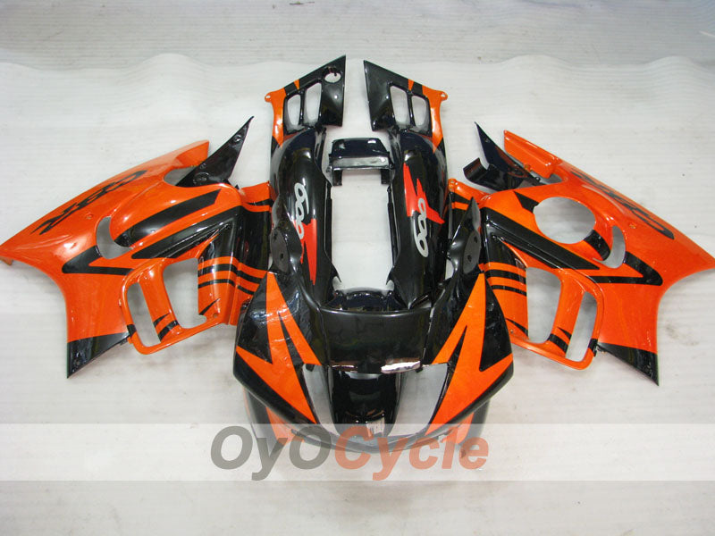 Kit de carénage à injection pour CBR600F3 97-98 - Orange, Noir - Style d’origine #OYO87900091