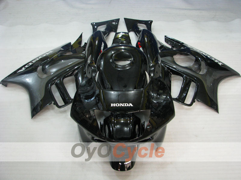 Kit de carénages injectés pour CBR600F3 97-98 - Noir - Style usine #OYO87900063