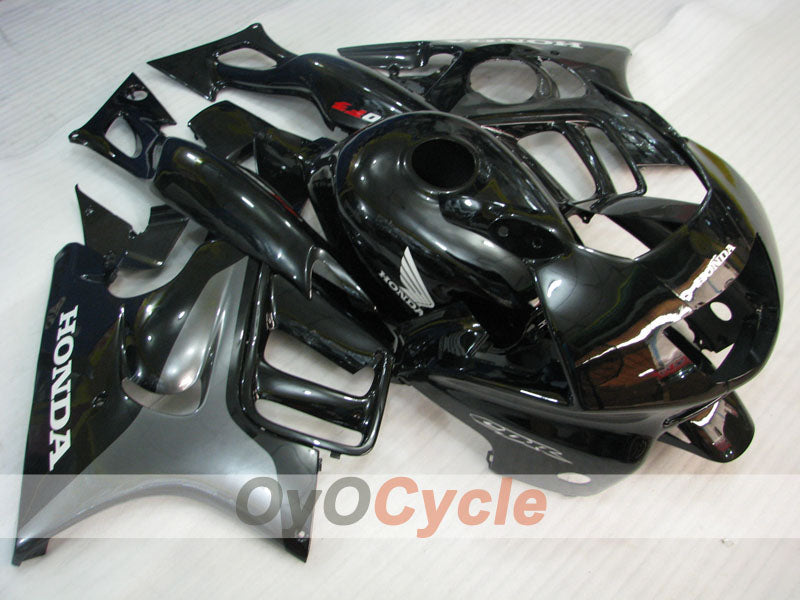 Kit de carénages injectés pour CBR600F3 97-98 - Noir - Style usine #OYO87900063