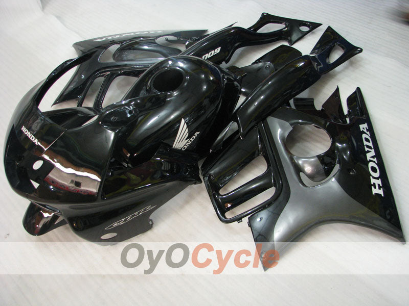 Kit de carénages injectés pour CBR600F3 97-98 - Noir - Style usine #OYO87900063 Image principale du produit